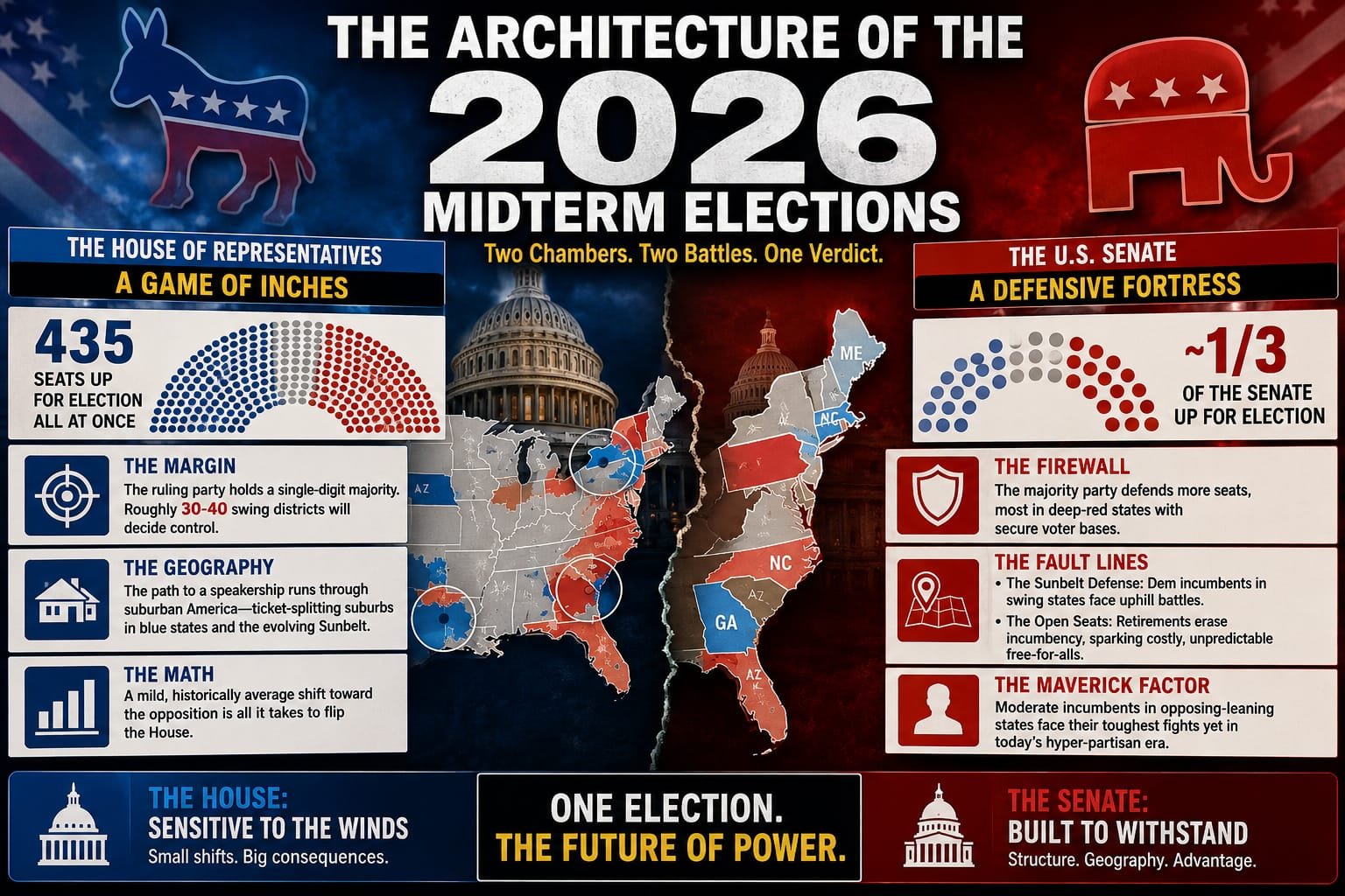 America's 2026 Midterm Elections: Who Will Win Control of Congress?