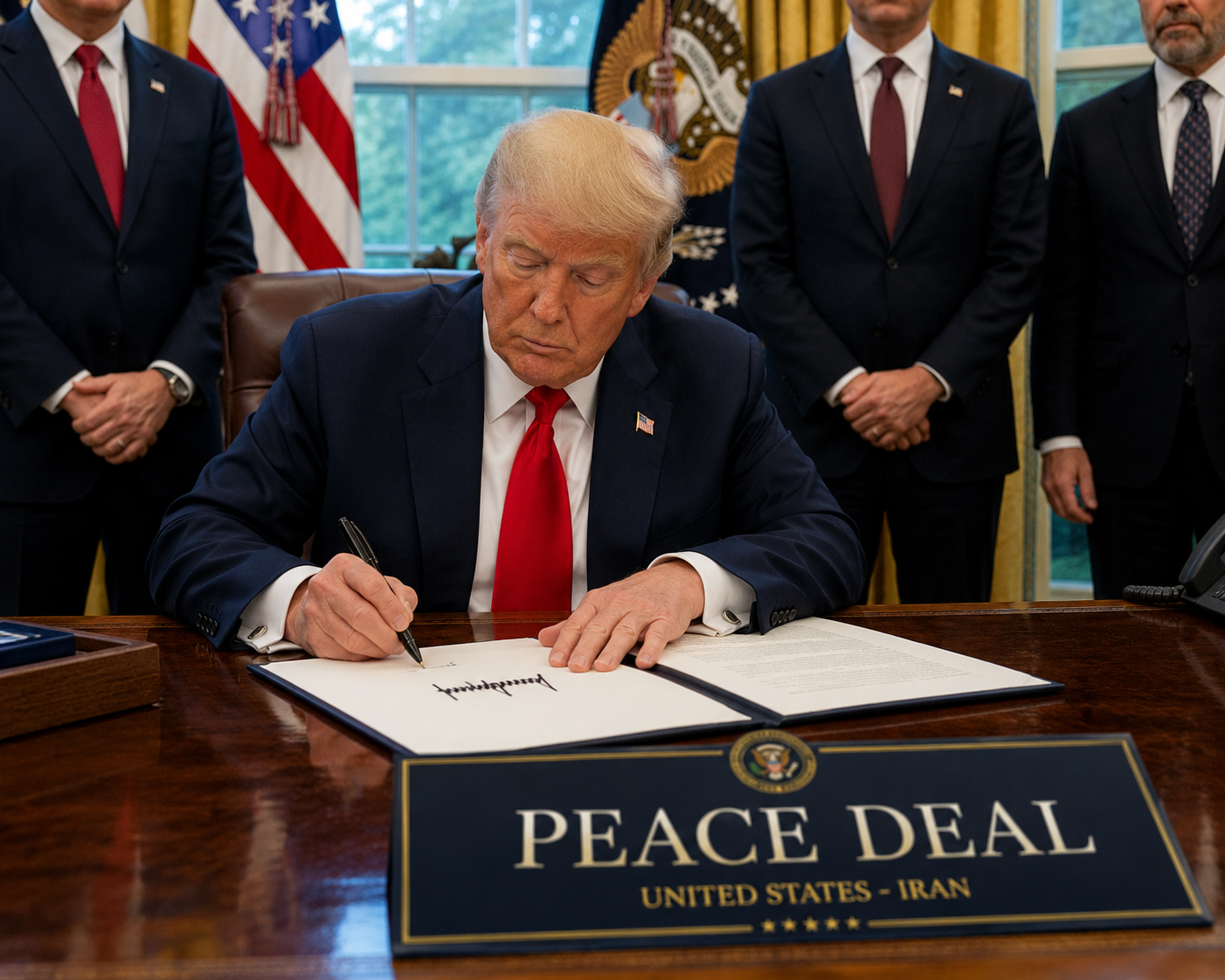 TRUMP SIGNS PEACE DEAL!  WORLD SHOCKED  HISTORY MADE