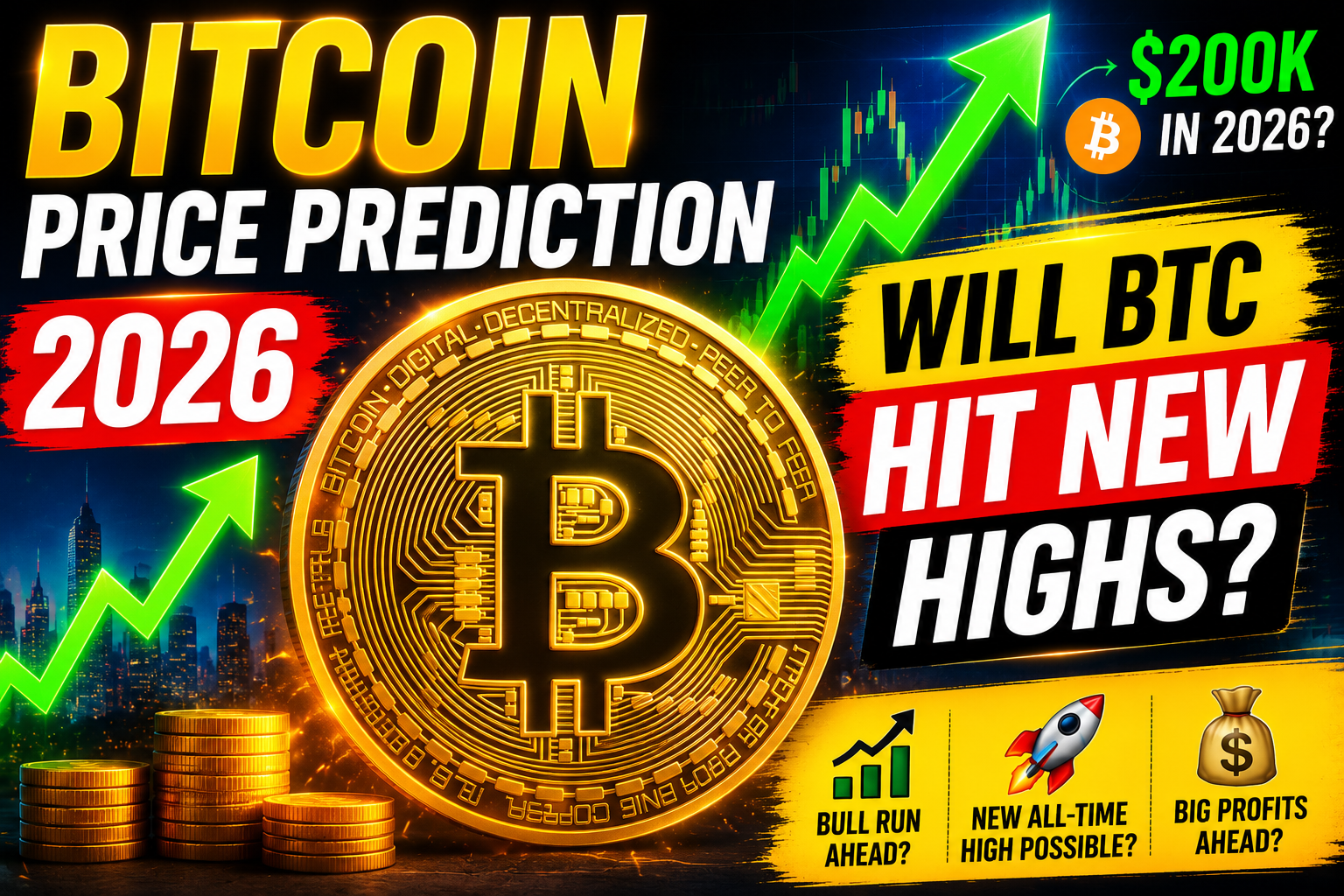 Bitcoin Price Prediction 2026 | Will BTC Hit New All-Time Highs?