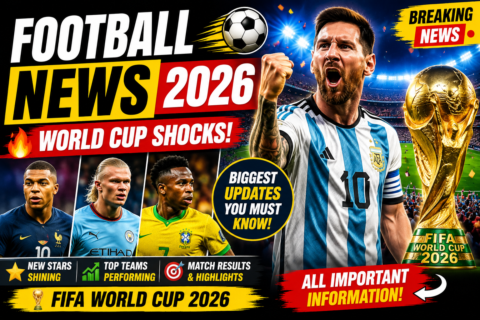 FIFA WORLD CUP 2026 Biggest Updates & Surprising Results